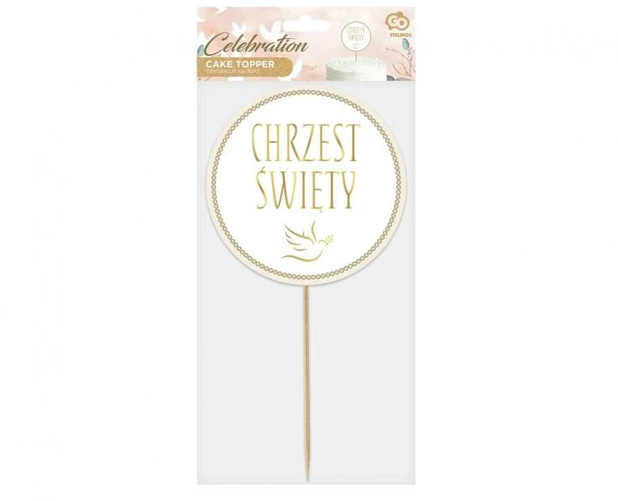 Krikštynų Chrzest ≈öwiƒôty torto puošmena 14 cm
