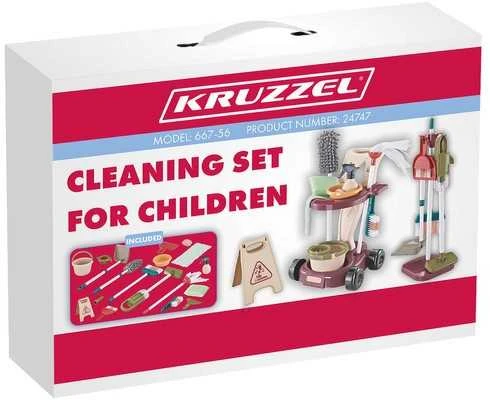 Kruzzel 24747 vaikiškas valymo rinkinys