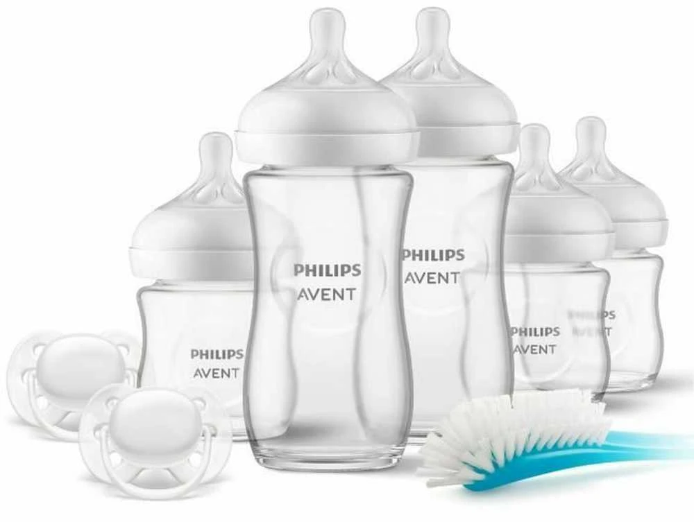 PHILIPS AVENT STIKLINIS BUTELIUKŲ RINKINYS NAUJAGIMIUI NATURAL RESPONSE SCD879/11
