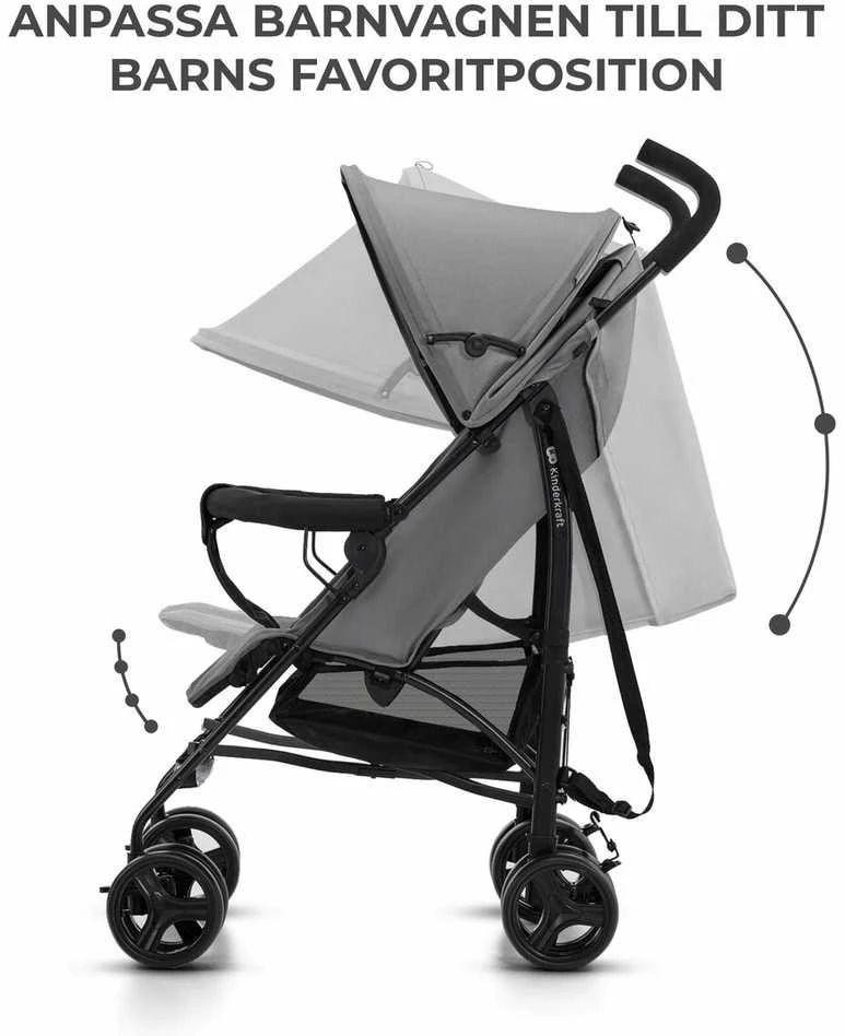 KINDERKRAFT vežimėlis TIK, žalias forest, KSTIK000GRY0000