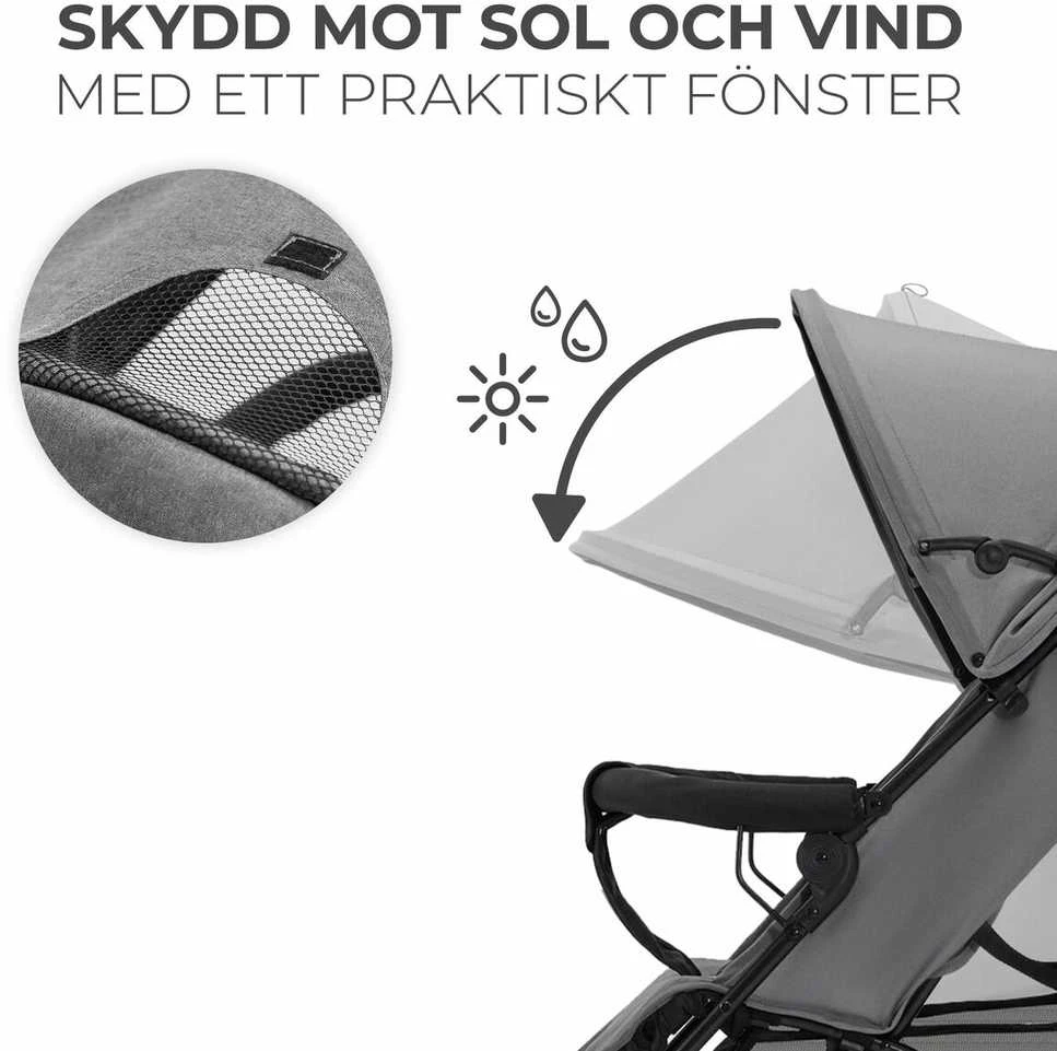 KINDERKRAFT vežimėlis TIK, žalias forest, KSTIK000GRY0000