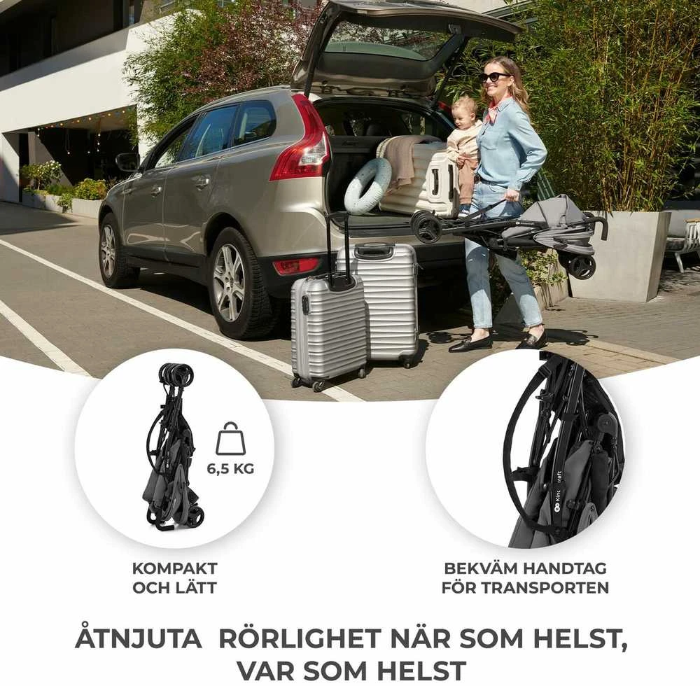 KINDERKRAFT vežimėlis TIK, žalias forest, KSTIK000GRY0000