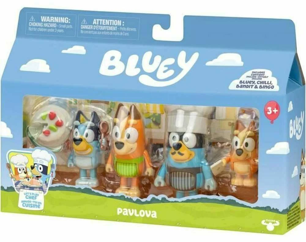 Bluey figūrėlių rinkinys Laikas desertui 4 vnt