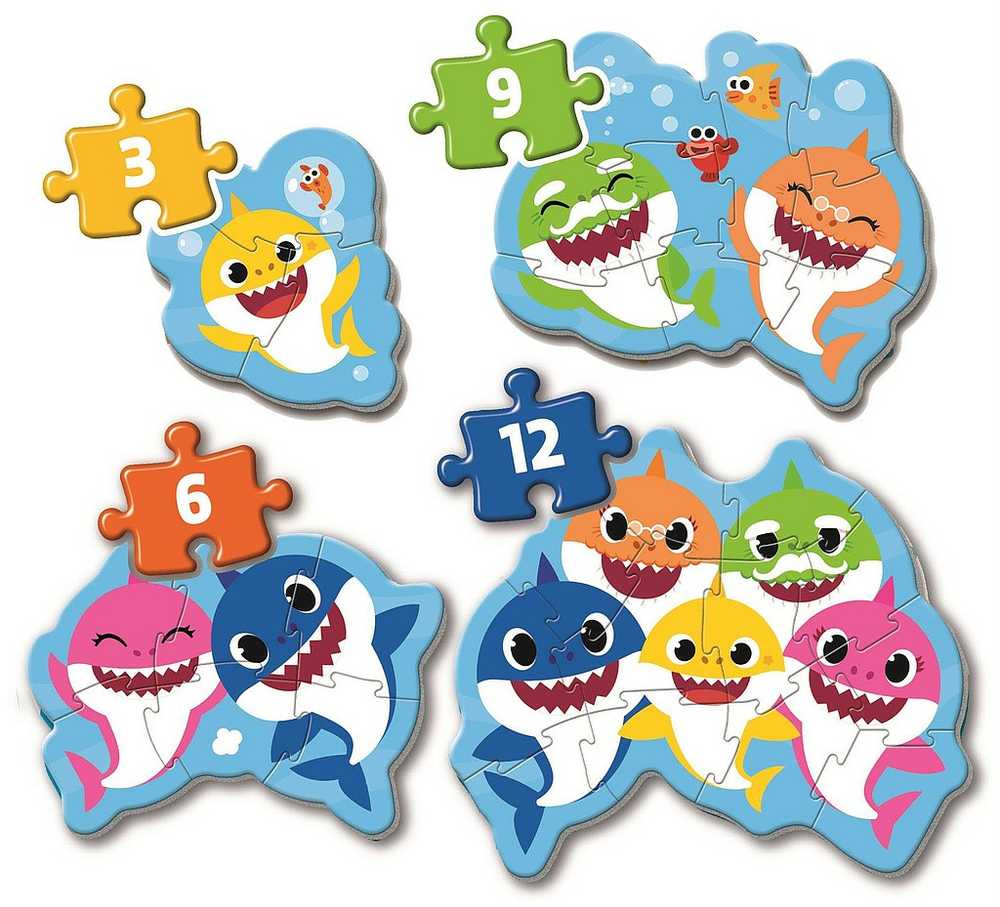 Clementoni Dėlionė 30 vnt. - "Mano pirmoji dėlionė" - "Baby Shark"