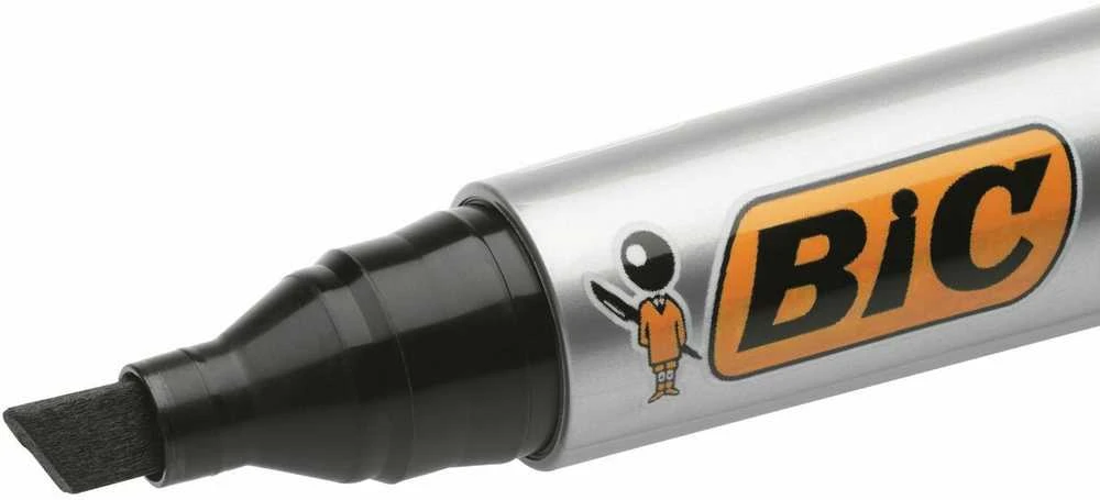 Bic Permanentinis žymeklis Eco 2300 4-5 mm, juodas, pakuotėje 12 vnt. 300096