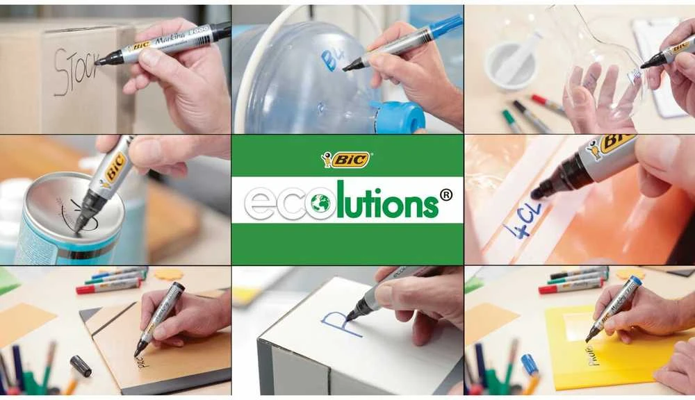 Bic Permanentinis žymeklis Eco 2300 4-5 mm, juodas, pakuotėje 12 vnt. 300096