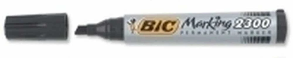 Bic Permanentinis žymeklis Eco 2300 4-5 mm, juodas, pakuotėje 12 vnt. 300096