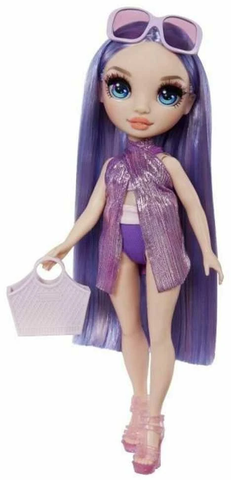 Rainbow High Swim & Style Violet Pur lėlė (507314/120377)