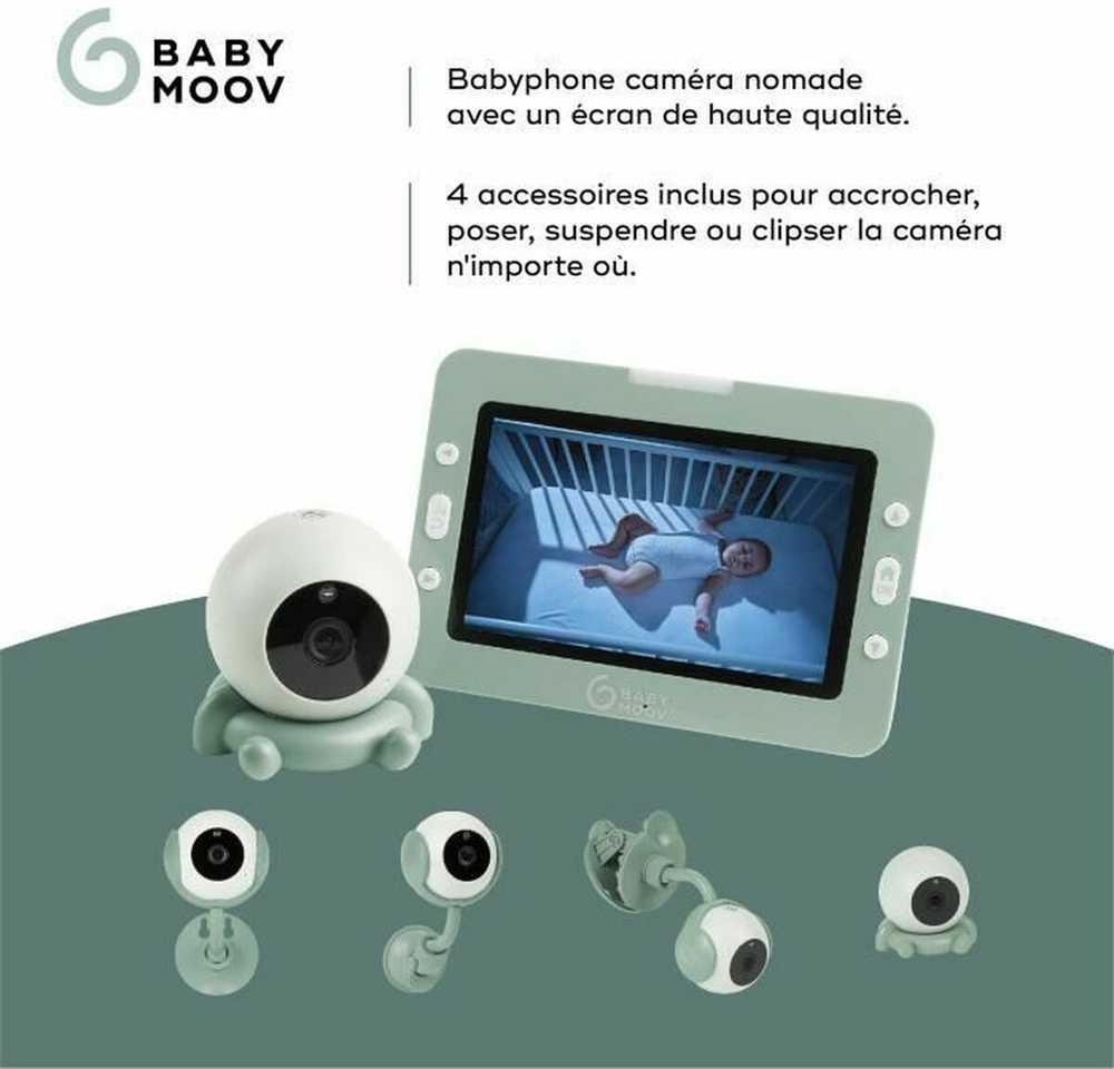 Babymoov mobili video auklė kūdikiui 5’’ YOO Go + HD A014433