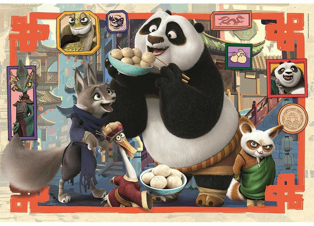 Clementoni Dėlionė Kung Fu Panda MAXI