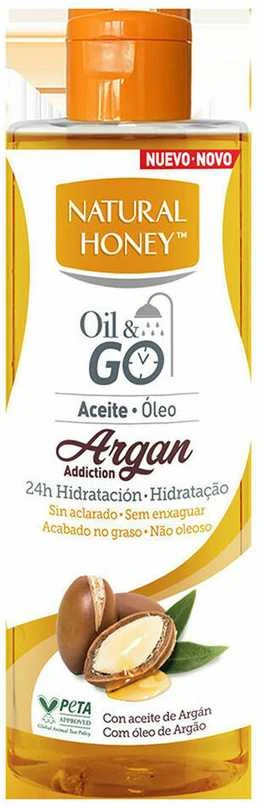 Natural Honey Natūralus medus Eliksyras Argan Oil and Go Body Oil, 300 ml