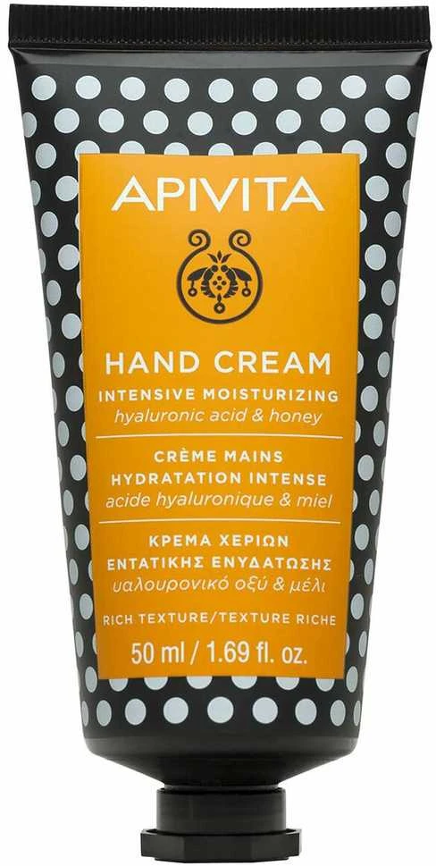Apivita Rich Moisturizing Hand Kreminis, 50 ml