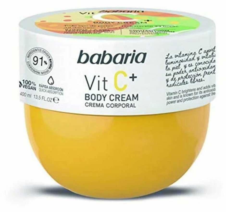 "Babaria" kūno kremas su vitaminu C 400ml