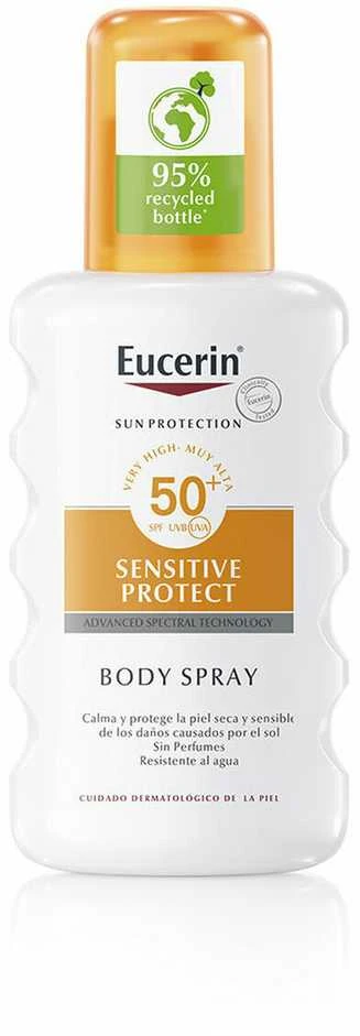 Eucerin Sun Purškiklis Sensitive Protect SPF 50+ apsauginis purškiklis nuo saulės, 200 ml