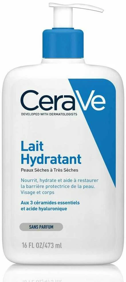 Drėkinamasis veido ir kūno losjonas sausai ir labai sausai odai Cerave Moisturising Lotion, 473 ml