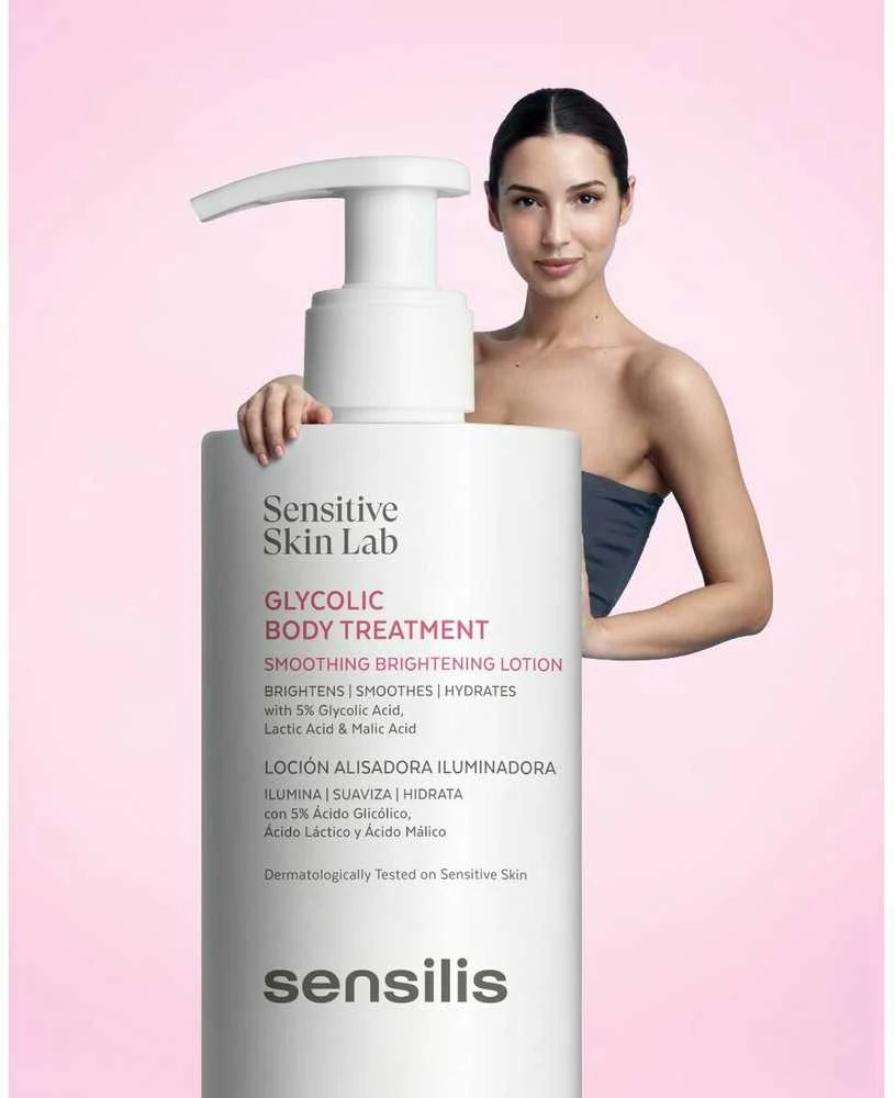 Sensilis GLYCOLIC BODY TREATMENT illuminating and smoothing body lotion 200 ml