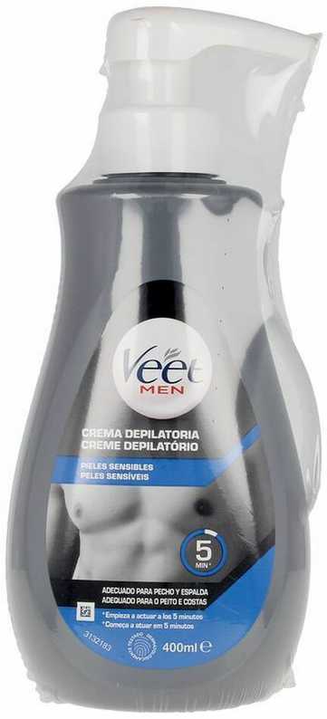Veet Depilatory Shower Cream Depiliacinis kremas vyrams, 400 ml