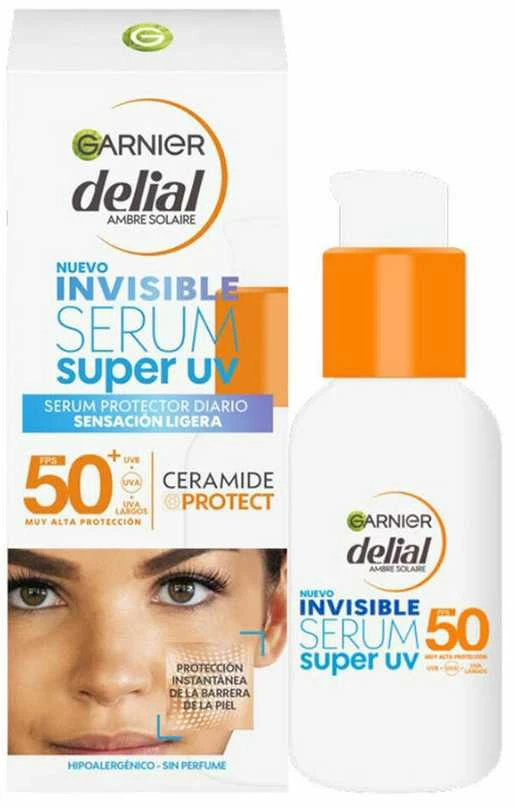veido pienelis saugantis nuo saulės Delial Sensitive Advanced Serum Super Uv Fluid Spf50 40ml