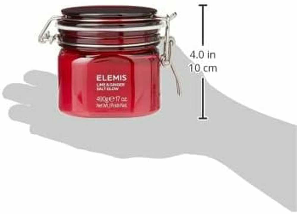 Elemis Exotic Lime & Ginger Salt Glow gaivinamasis kūno šveitiklis, 490 g