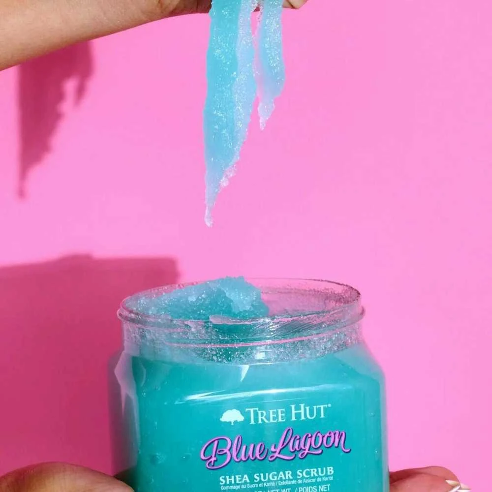 Tree Hut Mėlyna Lagoon Shea Sugar Scrub kūno šveitiklis, 510 g