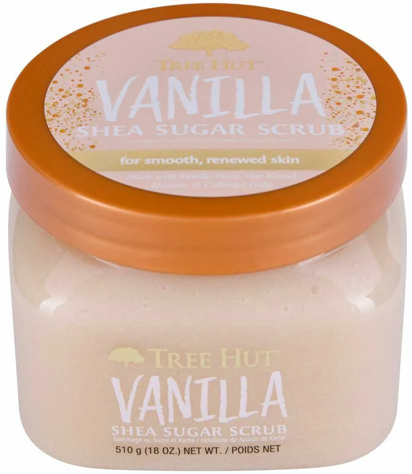 Tree Hut Shea Sugar Vanilla Body Scrub kūno šveitiklis, 510 g