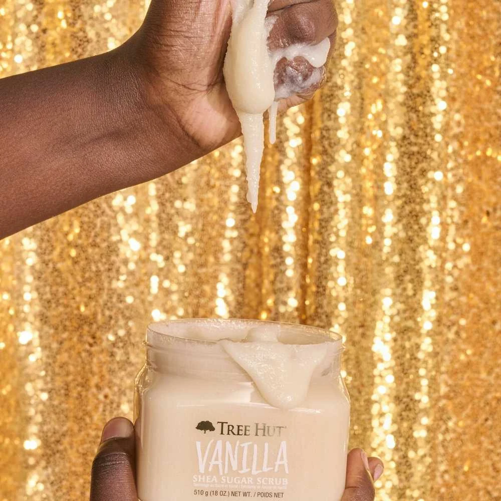Tree Hut Shea Sugar Vanilla Body Scrub kūno šveitiklis, 510 g