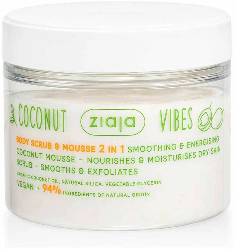 Ziaja Coconut y Oranžinis Vibes Exfoliante Corporal y Mousse 2 En 1, 270 ml