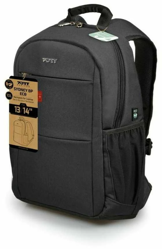 PORT DESIGNS | ECO SYDNEY | Tinka iki 13/14 " | Backpack | Shoulder strap | Juodas