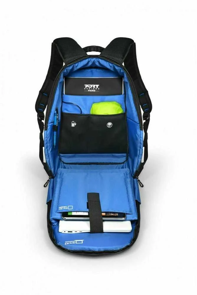 Kuprinė   PORT DESIGNS | ANTI-THEFT | Chicago EVO | Fits iki size 15.6 " | Backpack | Juoda | 13-15.6 " | Petnešėlė