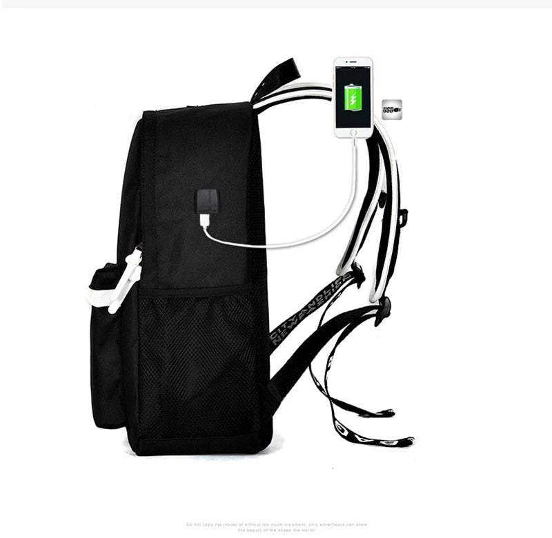 Kruzzel Kuprinė su atšvaitais ir USB