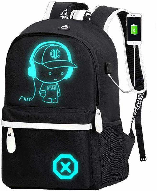 Kruzzel Kuprinė su atšvaitais ir USB
