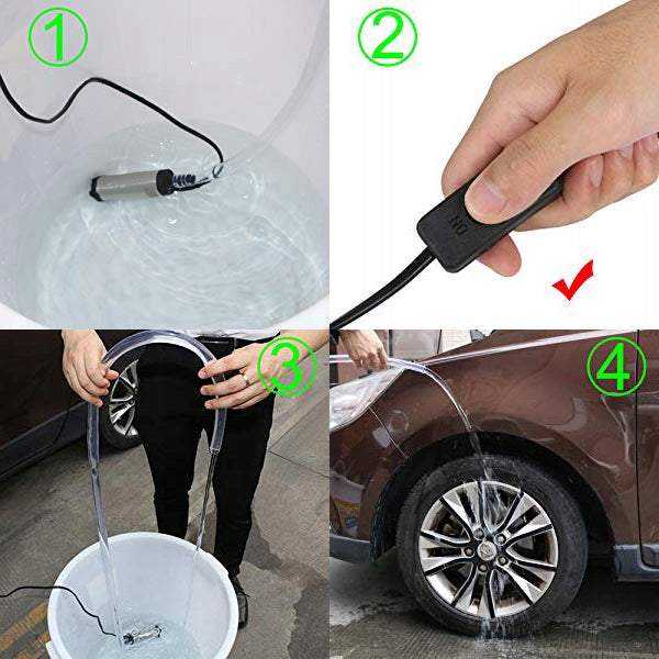 Skysčių pompa 12V, 12 l/min, nerūdijančio plieno