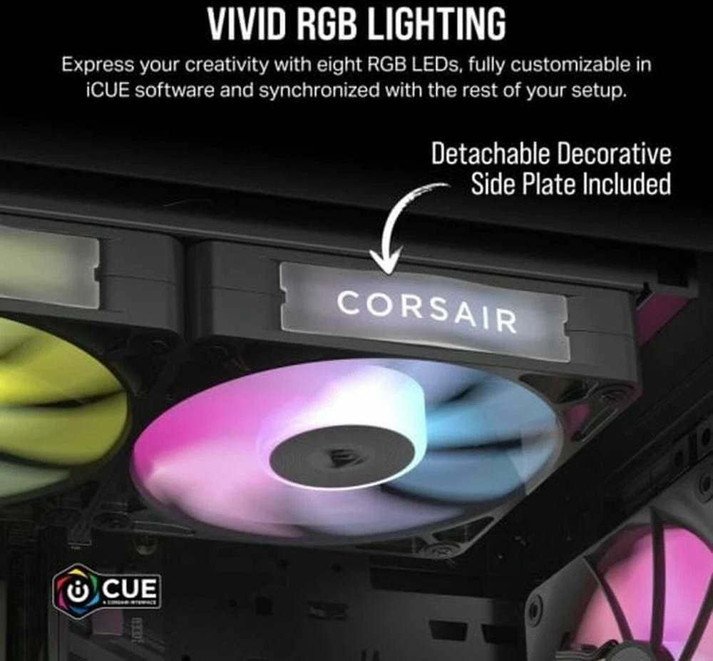 Corsair iCUE LINK RX120 RGB Juodas CO-9051017-WW
