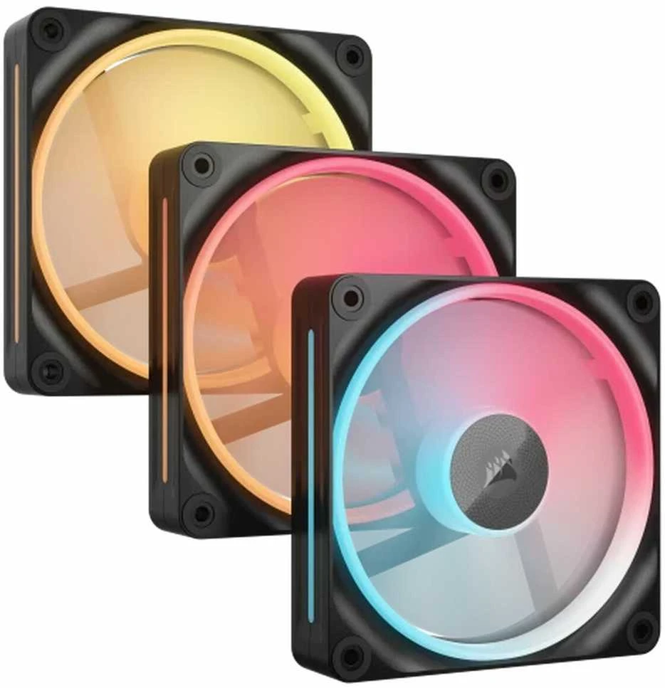 „Corsair iCUE LINK LX120-R RGB PWM“ 3 pakuočių rinkinys + šakotuvas CO-9051050-WW