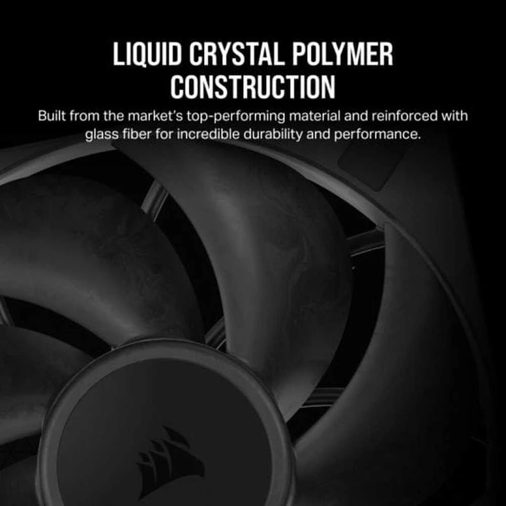 Corsair RS Series RS140 Max PWM korpuso ventiliatorius – 140mm, juodos spalvos