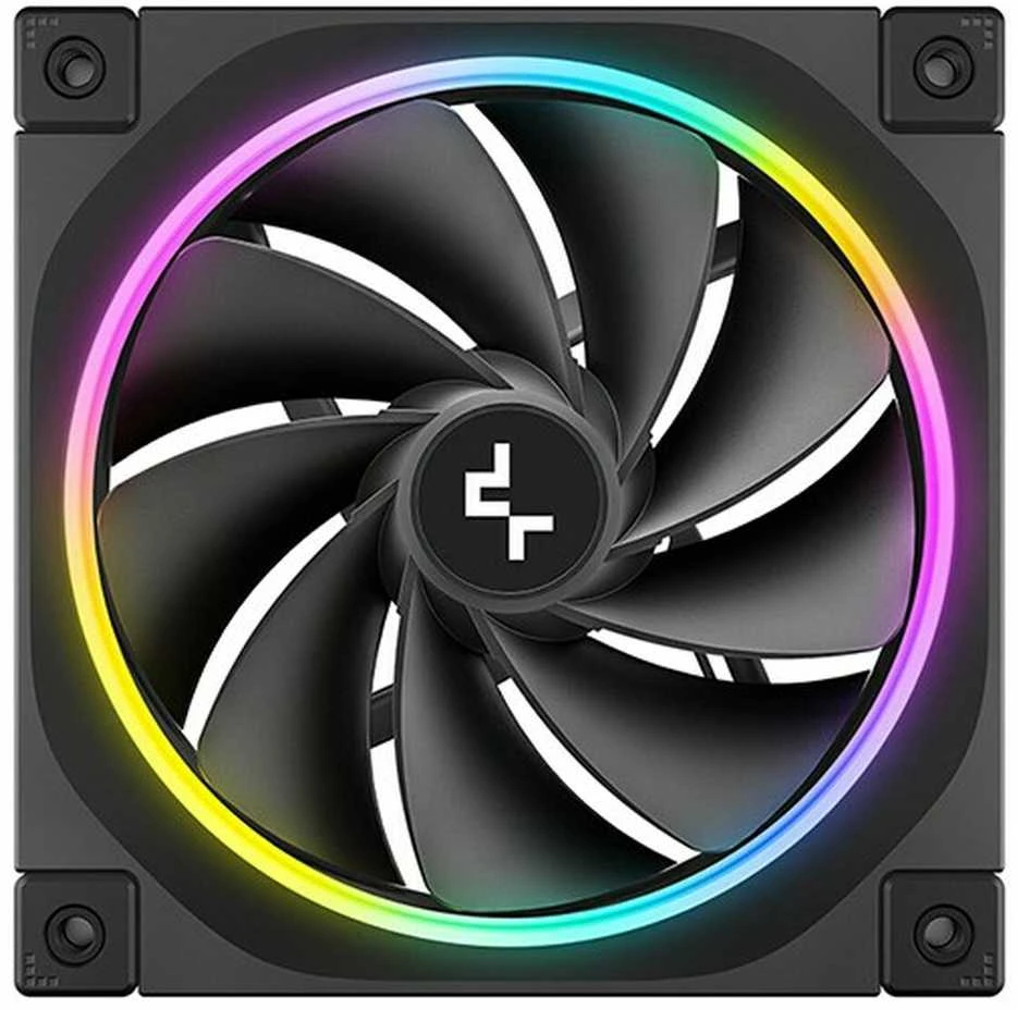 DeepCool FL12R-3 IN 1 Kompiuterio dėklas Fan 12 cm Juodas 3 pc(s)