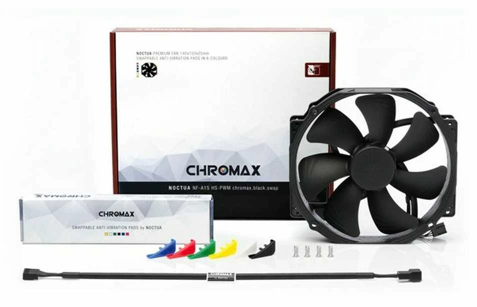 Noctua NF-A15 HS-PWM chromax.juodas.swap Kompiuterio dėklas Fan