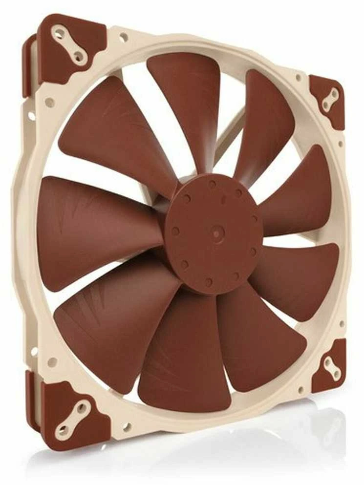 Noctua NF A20 5V PWM Kompiuterio dėklas Fan 20 cm rusvai gelsvas, Raudona