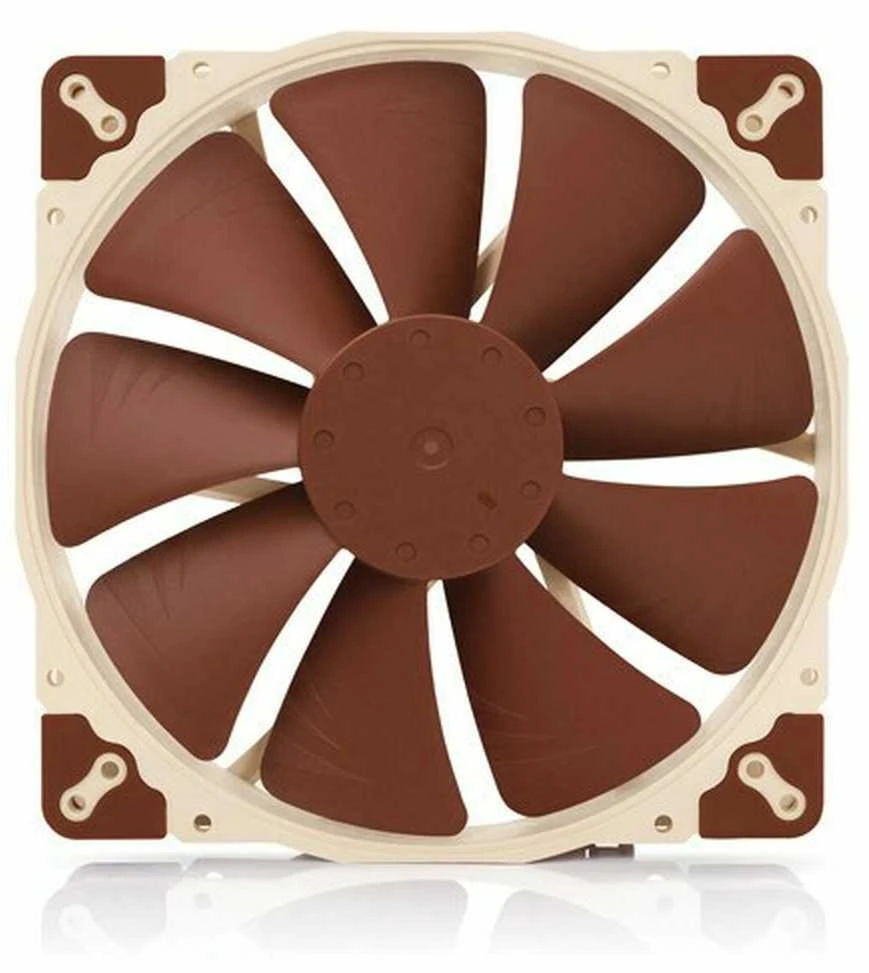 Noctua NF A20 5V PWM Kompiuterio dėklas Fan 20 cm rusvai gelsvas, Raudona