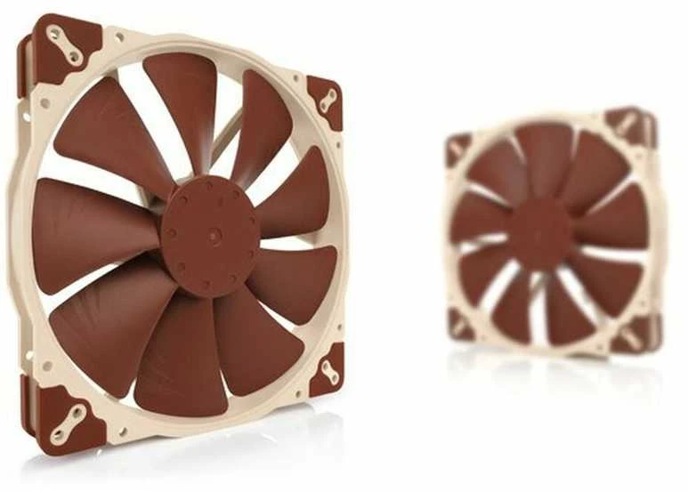 Noctua NF A20 5V PWM Kompiuterio dėklas Fan 20 cm rusvai gelsvas, Raudona