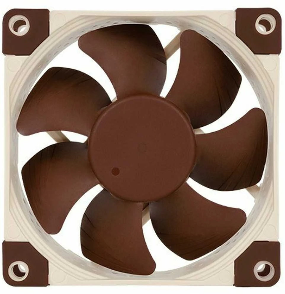 Noctua NF-A8 ULN computer cooling system Kompiuterio dėklas Fan 8 cm rusvai gelsvas, Brown