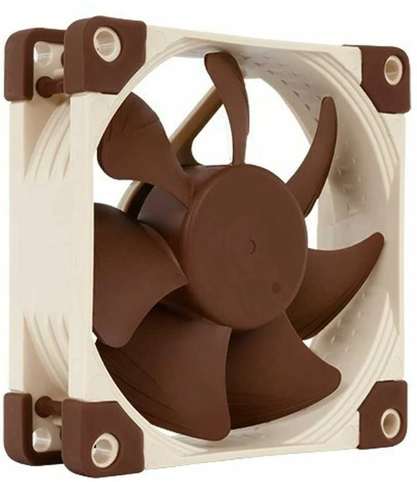 Noctua NF-A8 ULN computer cooling system Kompiuterio dėklas Fan 8 cm rusvai gelsvas, Brown