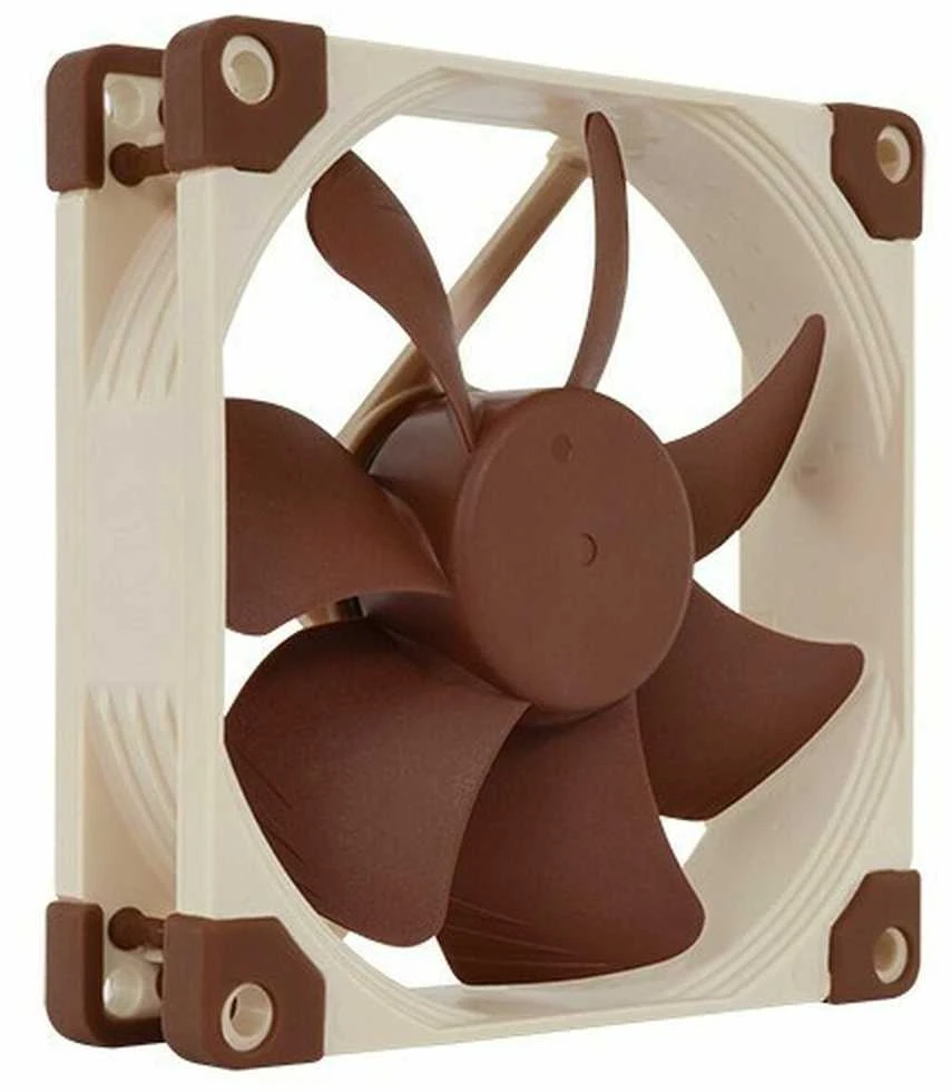 Noctua NF-A9 FLX computer cooling system Kompiuterio dėklas Fan 9.2 cm rusvai gelsvas, Brown