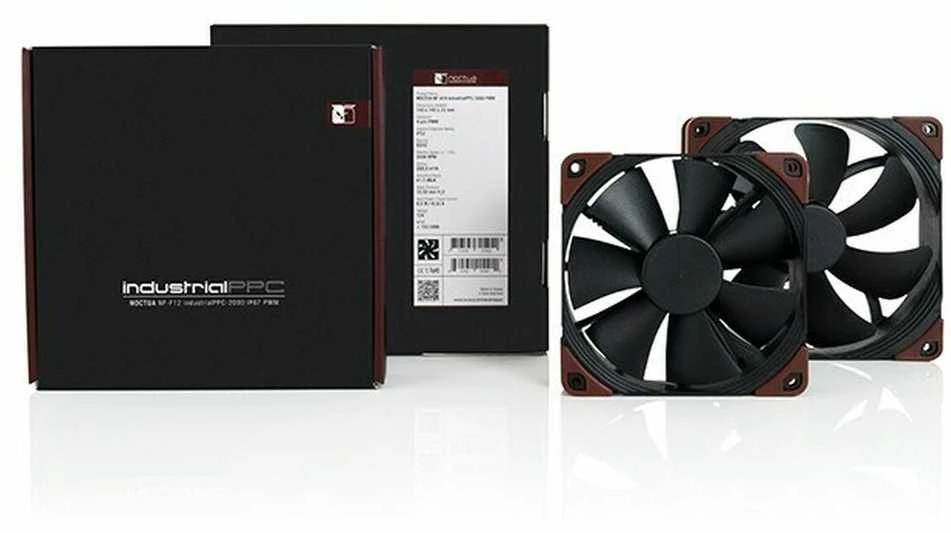 Kompiuterio Korpuso Ventiliatorius - Noctua NF-F12 Industrial PPC-3000 PWM, juodas