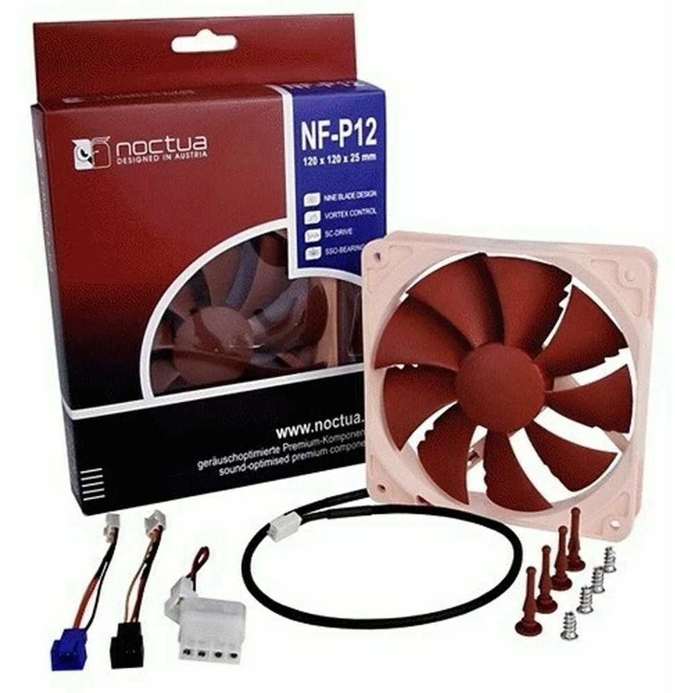 Noctua NF-P12 kompiuterio aušinimo komponentas Kompiuterio dėklas