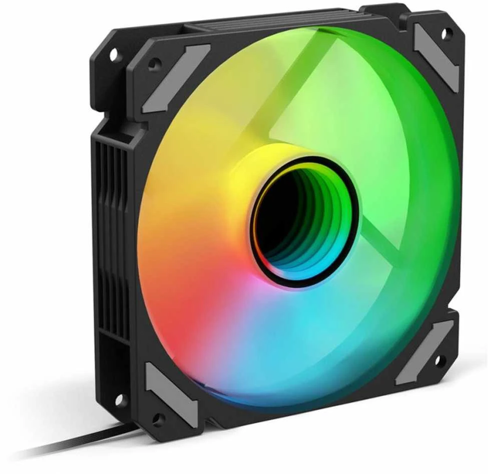 Sharkoon SHARK Mirror ventiliatorius su RGB apšvietimu