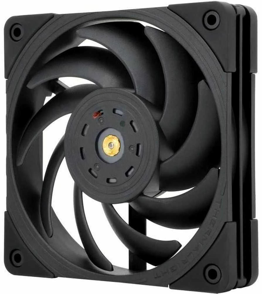Thermalright TL-B12 juodas ventiliatorius su auksine ašimi