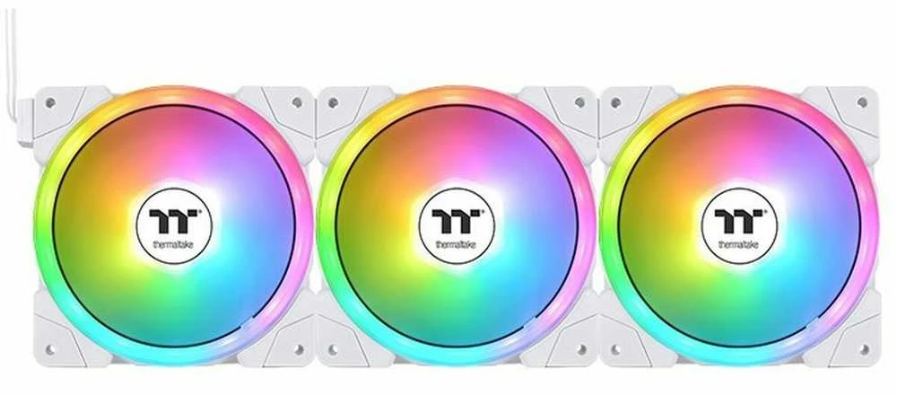 Wentylator Thermaltake SWAFAN EX12 ARGB Baltas 3-pack (CL-F169-PL12SW-A)