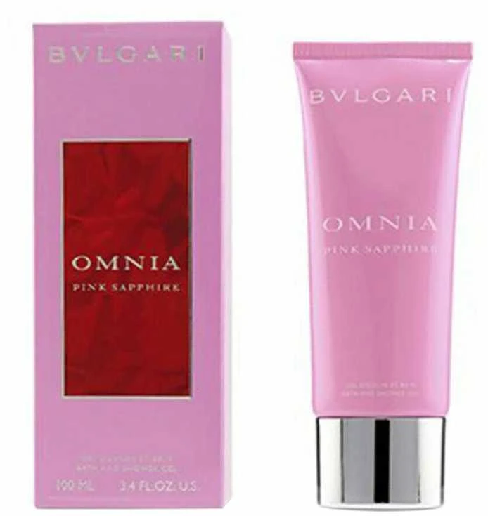 Bvlgari Omnia Rožinė Sapphire Dušo želė moterims, 100 ml