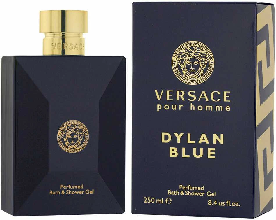 Versace Dylan Mėlyna Pour Homme Bath & Dušo želė parfumuota dušo želė vyrams, 250 ml